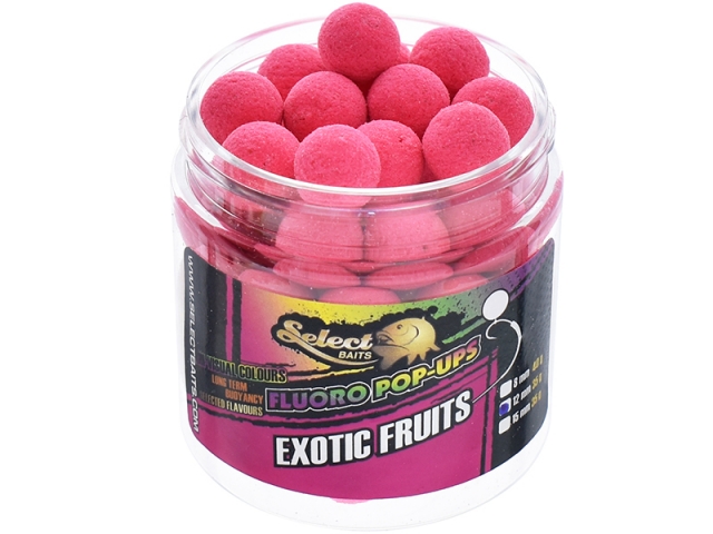 SELECT BAITS FLUORO POP UPS EXOTIC FRUITS 8mm