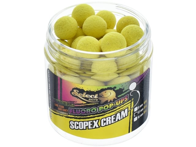 SELECT BAITS FLUORO POP UPS SCOPEX CREAM
