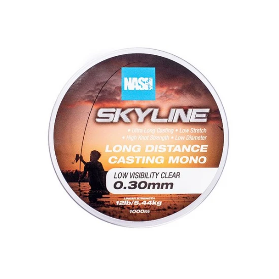 NASH SKYLINE LD 0.26mm 8lb 1000m CLEAR