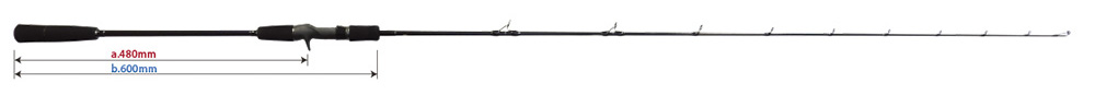 YAMAGA BLANKS GALAHAD SLOW 62/4 Bait handle