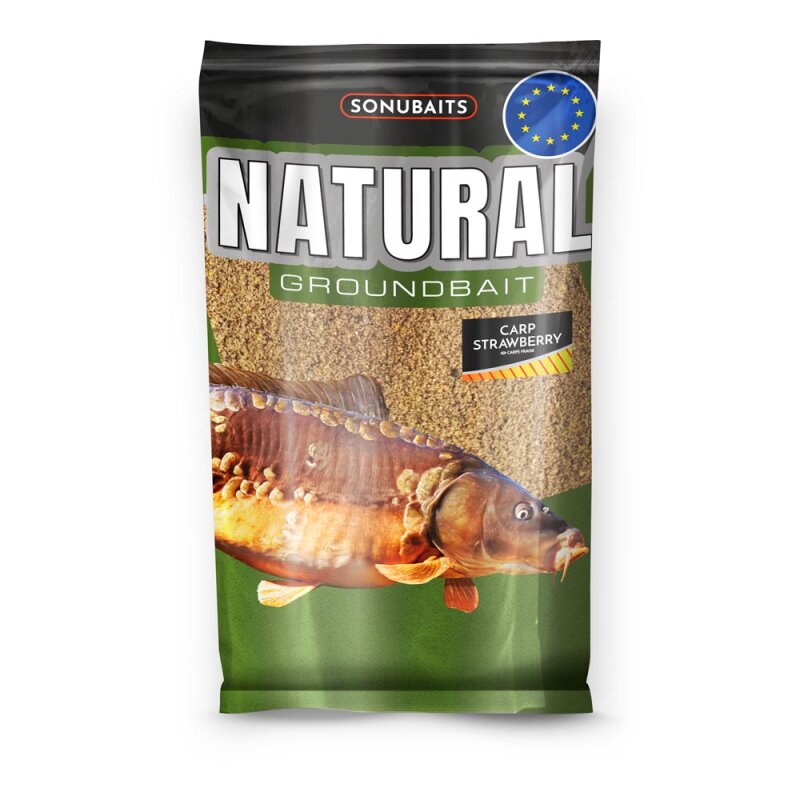 SONUBAITS NATURAL GROUNDBAIT STRAWBERRY 1KG