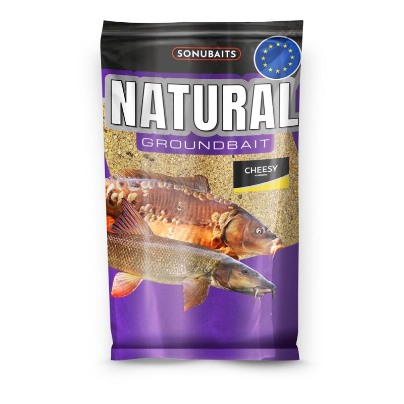 SONUBAITS NATURAL GROUNDBAIT CHEESY 1KG