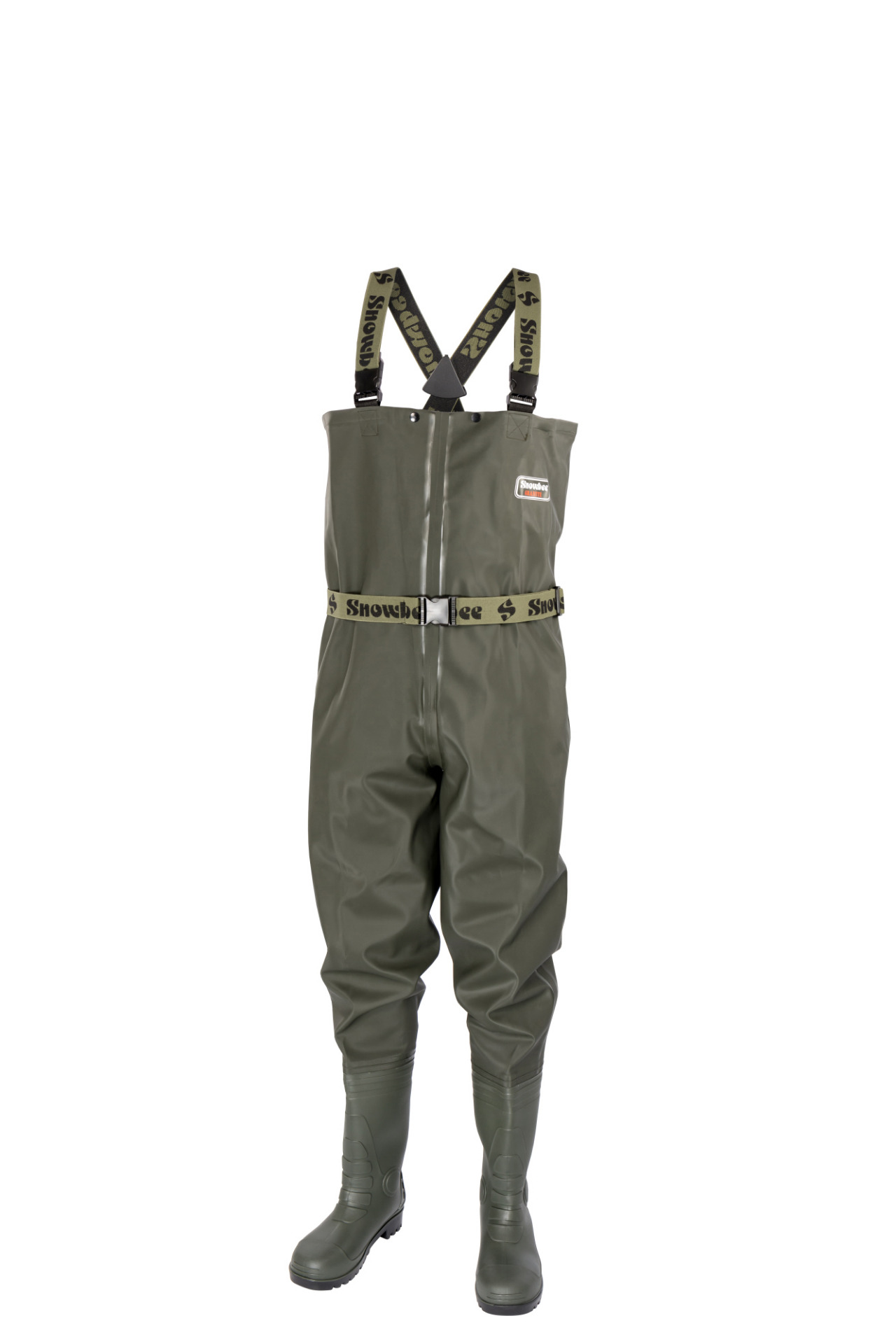 SNOWBEE GRANITE PVC CHEST WADERS CLEATED SOLE