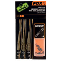 FOX LEADCORE HELI RIGS WITH KWIK CHANGE KIT 45lb