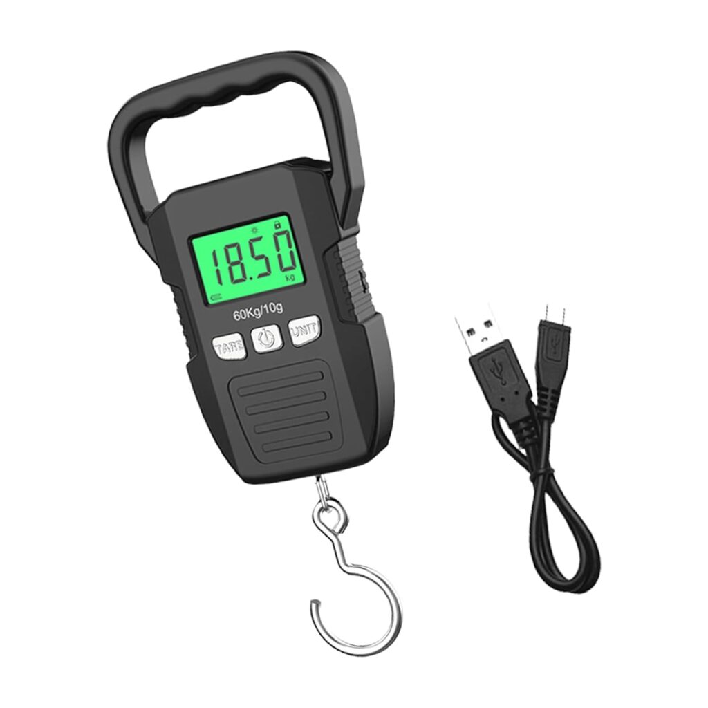 GORILLA PORTABLE 60kg USB RECHARGEABLE AND BATTERY POWERED EL. SCALE