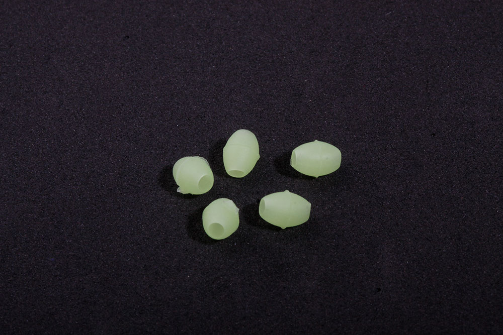 ASARI SOFT LUMINOUS OVAL BEADS GREEN