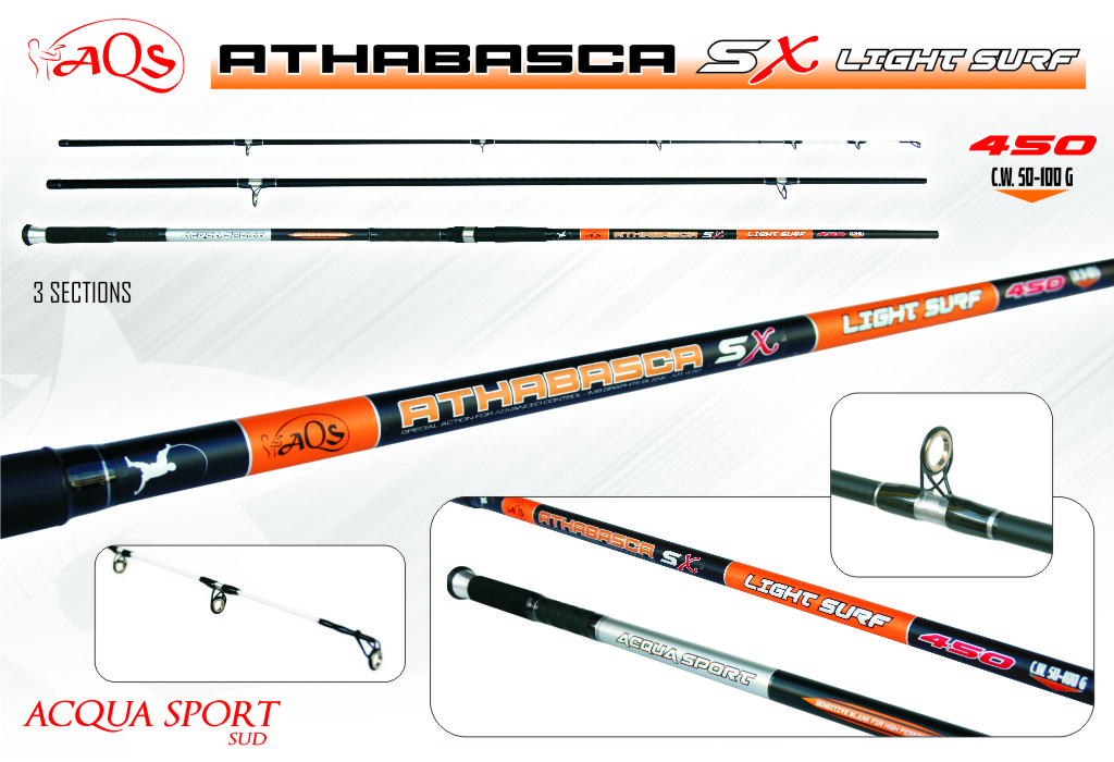 AQS ATHABASCA SURF 4.5m 50-100g