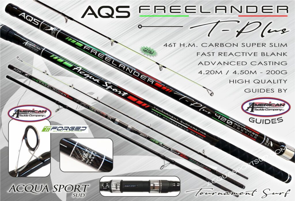 AQS FREELANDER T-PLUS SURF ROD 420CM MAX. 200G