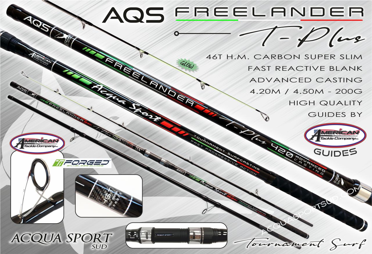 AQS FREELANDER T-PLUS SURF ROD 420CM MAX. 200G