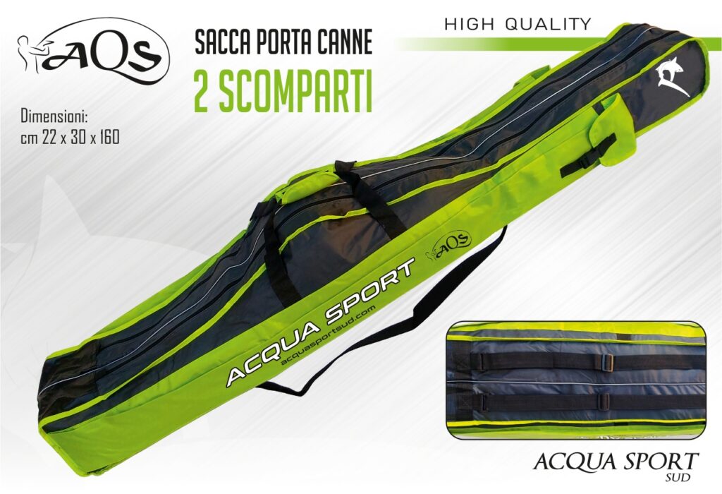 AQS 2 COMPARTMEND ROD BAG