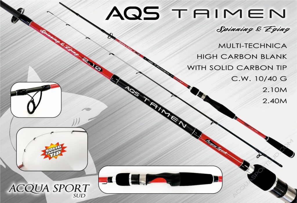 AQS TAIMEN SPINNING & EGING ROD 210CM 10-40G