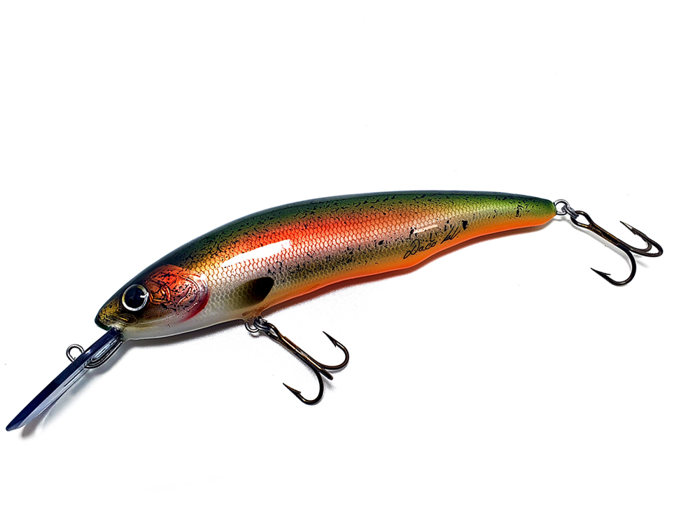 DACO LURE WOODEN HANDMADE 16cm 35g DEEP RAINBOW TROUT