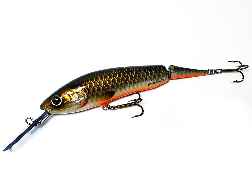 DACO LURE WOODEN HANDMADE JOINTED 16cm 35g DEEP CHUB
