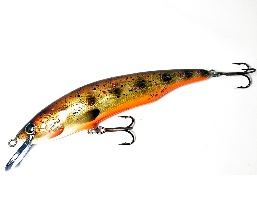 DACO LURE WOODEN HANDMADE 16cm 35g SHALLOW BROWN TROUT