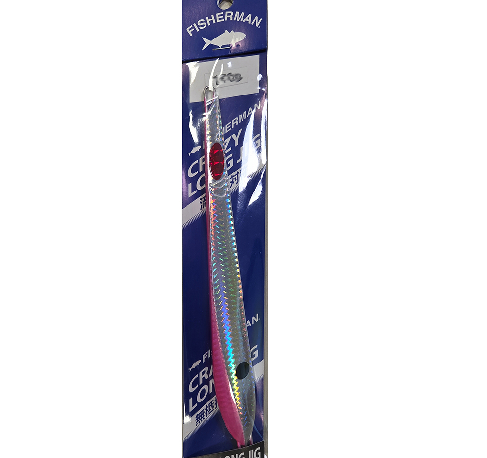 FISHERMAN CRAZY LONG JIG 220g #PINK SILVER