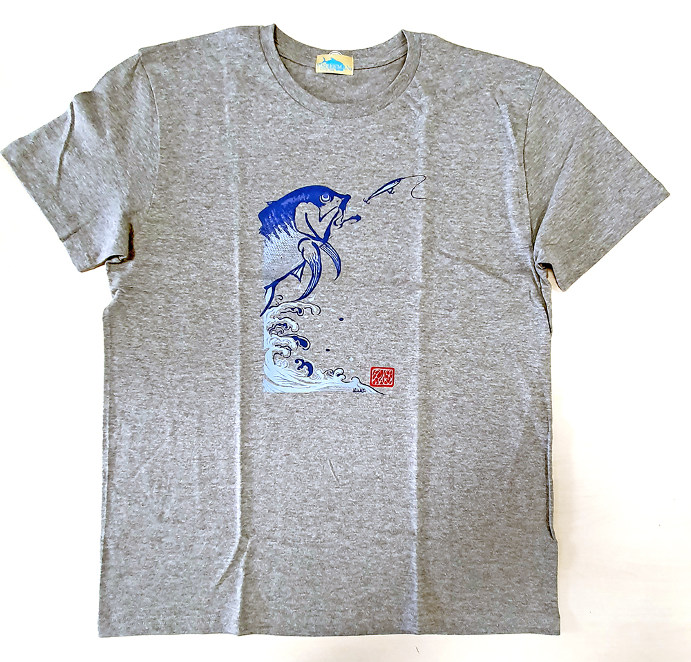 FISHERMAN COTTON SHIRT JUMPING GT GRAY #LL