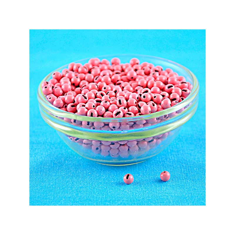 KNAPEK TUNGSTEN BEADS SLOTTED K+ 3.0mm MIST LILAC 10pcs