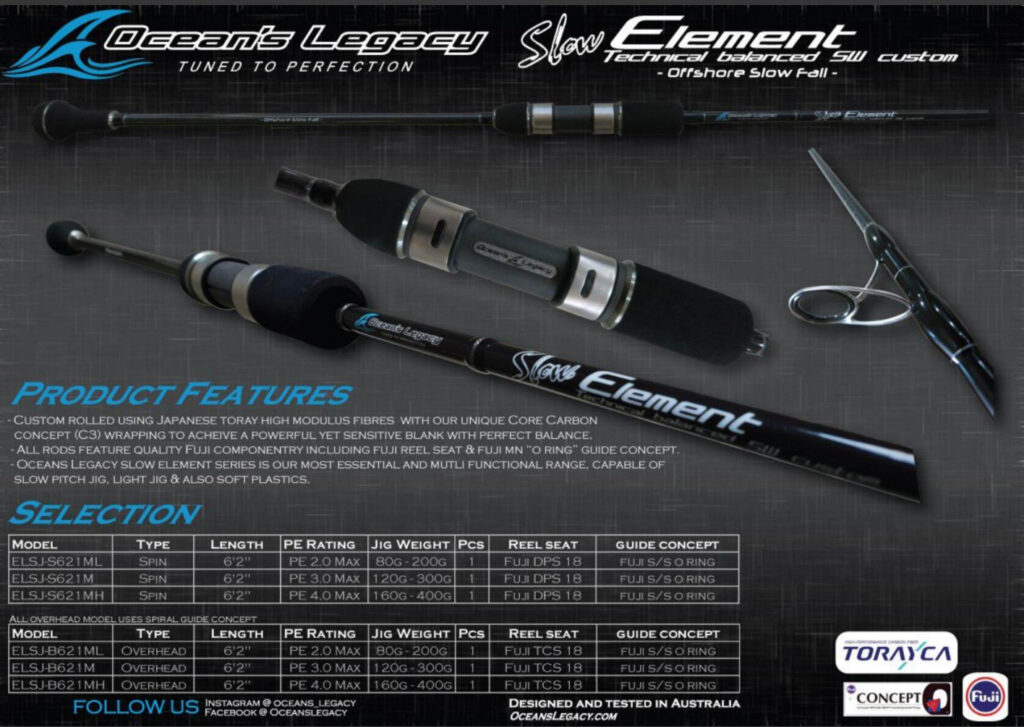 OCEANS LEGACY SLOW ELEMENT - SPIN HANDLE