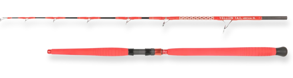 FISHERMAN YELLOW TAIL VERTICAL 3L 1.75m JIG 250g PE2-6